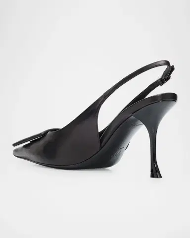Roger Vivier 85mm Viv Ville Leather Slingback Pumps | Thumbnail 2 Roger Vivier 85mm Viv Ville Leather Slingback Pumps | Thumbnail 2