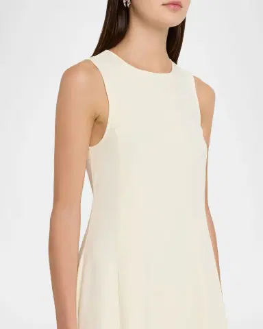 Emporio Armani Sleeveless A-Line Cady Maxi Dress | Thumbnail 5