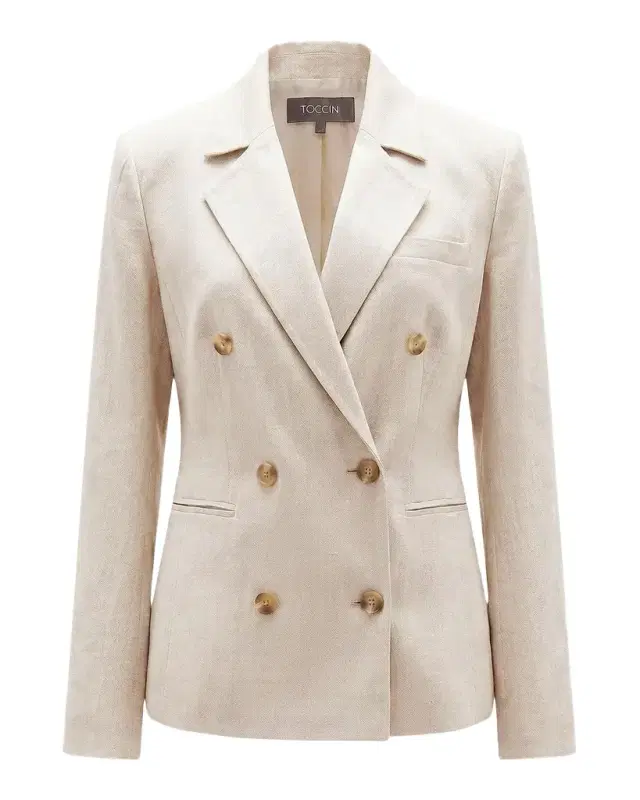 Toccin Jazmin Double-Breasted Blazer
