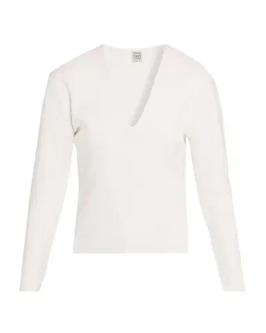 TOTEME Compact Knit V-Neck Top | Thumbnail 1