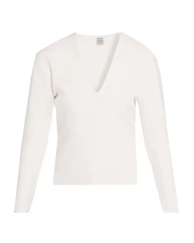 Toteme Compact Knit V-Neck Top