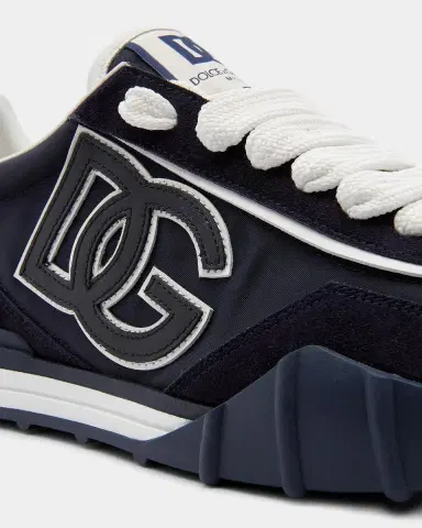 Dolce & Gabbana Men's DG Athletic Nylon and Leather Sneakers | Thumbnail 6