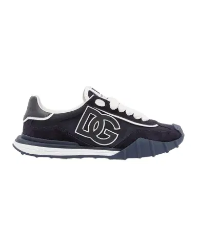 Dolce & Gabbana Men's DG Athletic Nylon and Leather Sneakers | Thumbnail 1