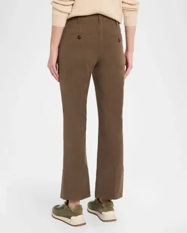 Brunello Cucinelli Stretch Moleskin Flare Pants | Thumbnail 3