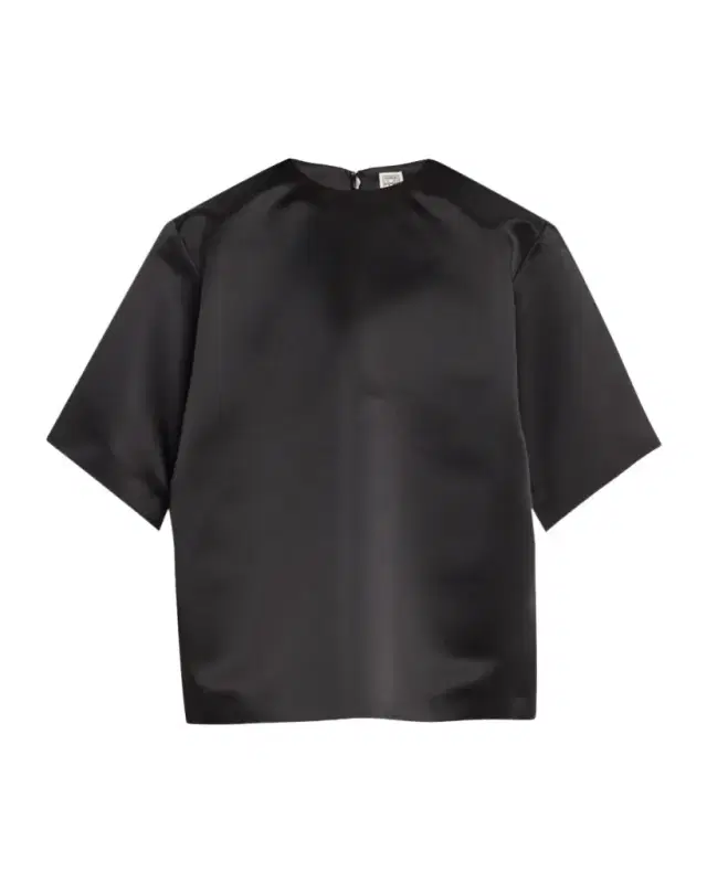 Toteme Duchess Satin Short-Sleeve Tee
