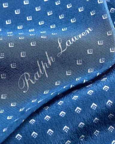 Ralph Lauren Purple Label Men's Cotton Geometric Neckerchief | Thumbnail 4