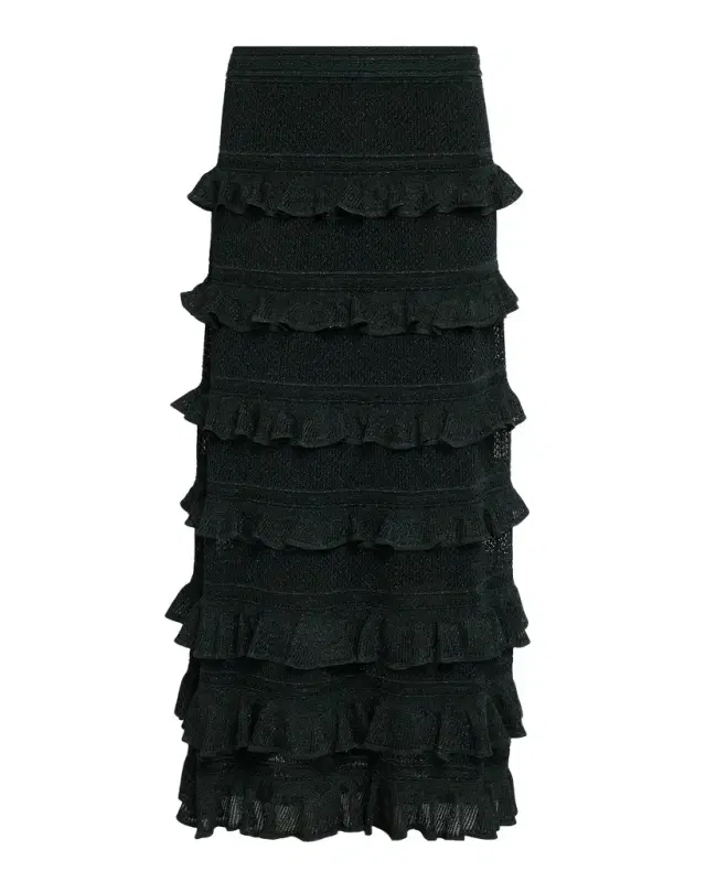 Zimmermann Valiant Frill Midi Skirt