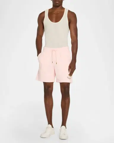 Casablanca x Pink Laduree Men's Embroidered Sweat Shorts | Thumbnail 2 Casablanca x Pink Laduree Men's Embroidered Sweat Shorts | Thumbnail 2