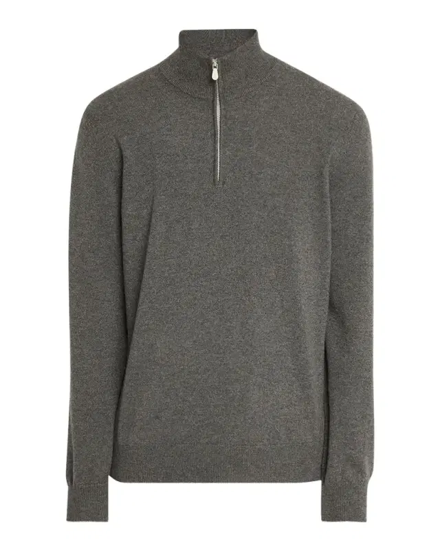 Brunello Cucinelli Men 's Cashmere Quarter-Zip Sweater