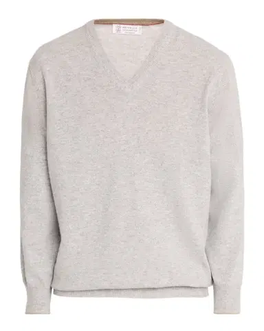 Brunello Cucinelli Men's Cashmere V-Neck Sweater | Thumbnail 1