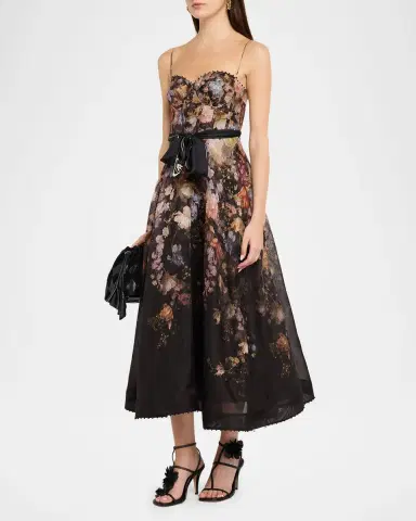 Zimmermann Valiant Corset Picnic Dress | Thumbnail 4
