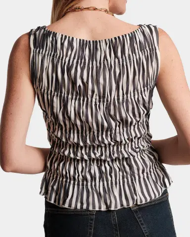 Frances Valentine Jane Striped Smocked Top | Thumbnail 2 Frances Valentine Jane Striped Smocked Top | Thumbnail 2