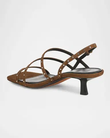 Vince 45mm Tania Studded Suede Sandals | Thumbnail 3 Vince 45mm Tania Studded Suede Sandals | Thumbnail 3