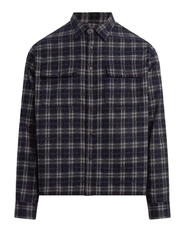 Joe 's Jeans Men 's Plaid Double-Pocket Button-Down Shirt