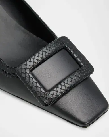Roger Vivier 45mm Belle Vivier Embossed Leather Pumps | Thumbnail 5 Roger Vivier 45mm Belle Vivier Embossed Leather Pumps | Thumbnail 5