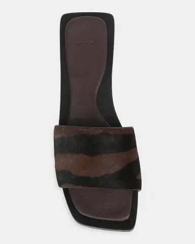 Vince Barbara 32MM Studded Zebra-Print Calf Hair Sandals | Thumbnail 4 Vince Barbara 32MM Studded Zebra-Print Calf Hair Sandals | Thumbnail 4