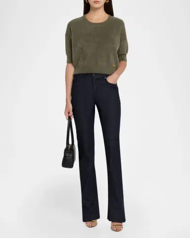 L'Agence Guinevere Cropped Pullover | Thumbnail 2 L'Agence Guinevere Cropped Pullover | Thumbnail 2