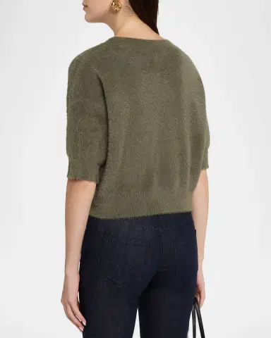 L'Agence Guinevere Cropped Pullover | Thumbnail 3 L'Agence Guinevere Cropped Pullover | Thumbnail 3
