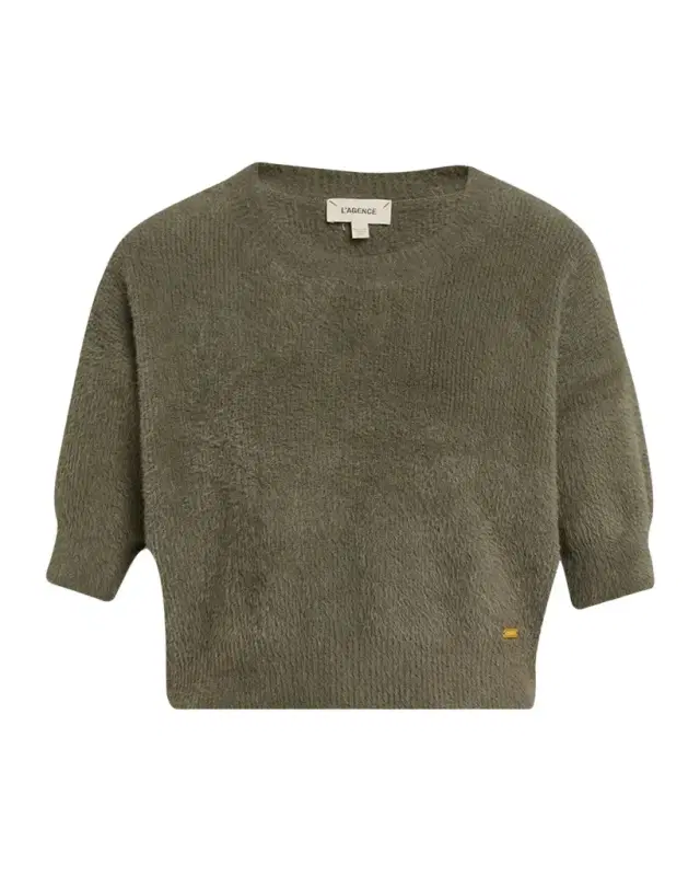 L 'Agence Guinevere Cropped Pullover