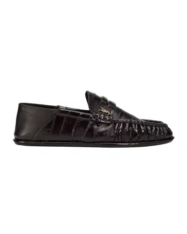 Saint Laurent Le Eel Leather Penny Loafers | Thumbnail 1 Saint Laurent Le Eel Leather Penny Loafers | Thumbnail 1