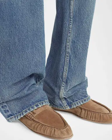 Saint Laurent Le Loafers Suede Foldable Loafers | Thumbnail 2 Saint Laurent Le Loafers Suede Foldable Loafers | Thumbnail 2