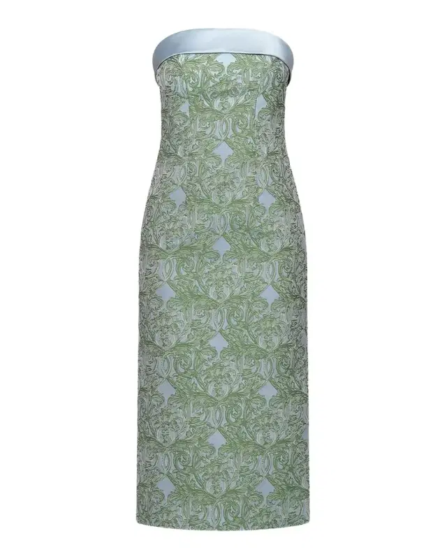 Cynthia Rowley Deborah Floral Tea-Length Dress