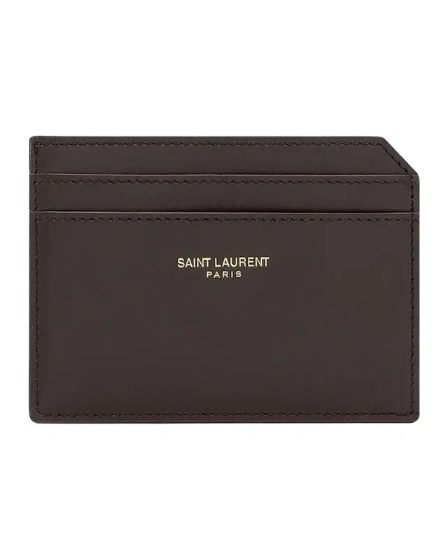 Saint Laurent Two-Tone Leather Card Case