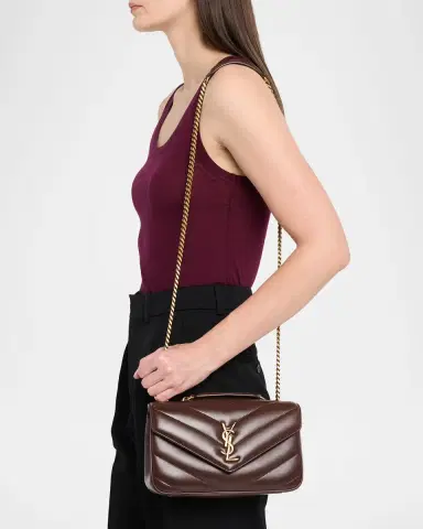 Saint Laurent Loulou Small YSL Quilted Leather Chain Shoulder Bag | Thumbnail 2 Saint Laurent Loulou Small YSL Quilted Leather Chain Shoulder Bag | Thumbnail 2