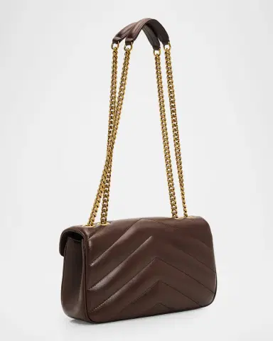 Saint Laurent Loulou Small YSL Quilted Leather Chain Shoulder Bag | Thumbnail 3 Saint Laurent Loulou Small YSL Quilted Leather Chain Shoulder Bag | Thumbnail 3