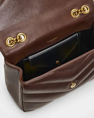 Saint Laurent Loulou Small YSL Quilted Leather Chain Shoulder Bag | Thumbnail 4 Saint Laurent Loulou Small YSL Quilted Leather Chain Shoulder Bag | Thumbnail 4