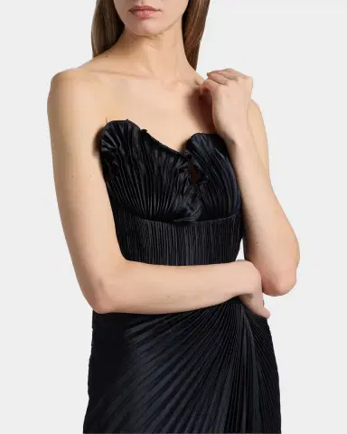 Amur Kaylani Pleated Gown | Thumbnail 5 Amur Kaylani Pleated Gown | Thumbnail 5