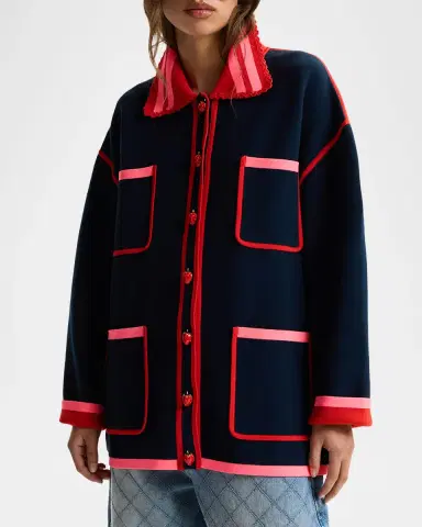 Essentiel Antwerp Kokorico Knitted Shirt Jacket | Thumbnail 4