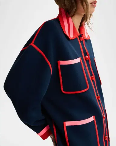 Essentiel Antwerp Kokorico Knitted Shirt Jacket | Thumbnail 6