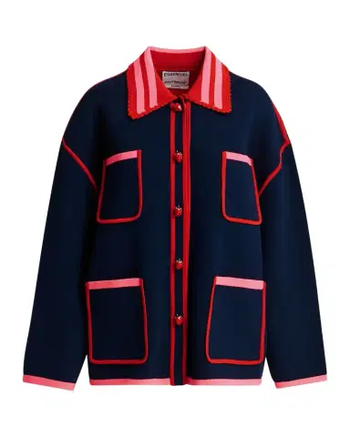 Essentiel Antwerp Kokorico Knitted Shirt Jacket | Thumbnail 1
