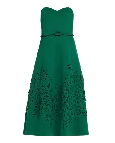 BADGLEY MISCHKA Cutout Strapless Sweetheart Midi Dress | Thumbnail 1
