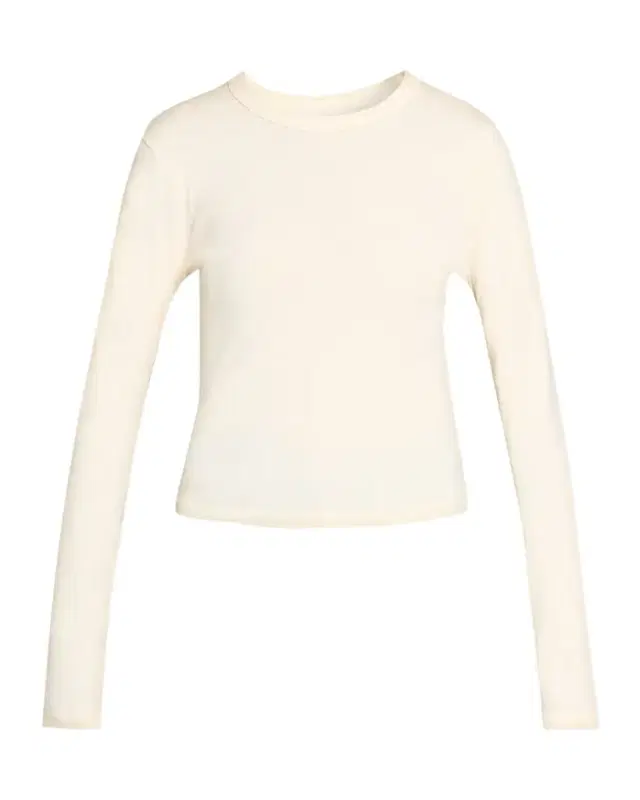 MOTHER The Long-Sleeve Itty Bitty Crop Tee