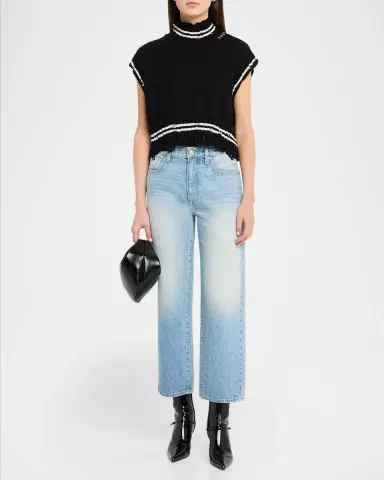 SLVRLAKE Hunter Relaxed Wide Ankle Jeans | Thumbnail 2