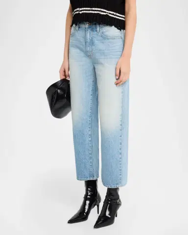 SLVRLAKE Hunter Relaxed Wide Ankle Jeans | Thumbnail 4