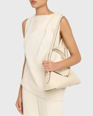 TOTEME T-Lock Grained Leather Shoulder Bag | Thumbnail 2 TOTEME T-Lock Grained Leather Shoulder Bag | Thumbnail 2