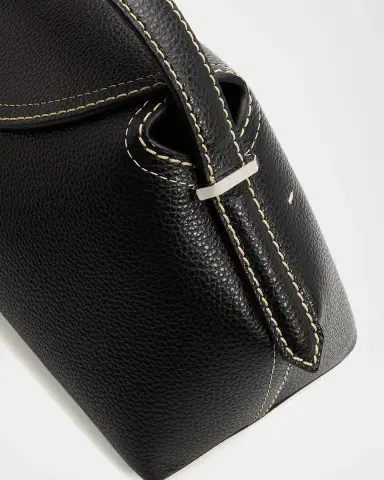 TOTEME T-Lock Grained Leather Shoulder Bag | Thumbnail 6 TOTEME T-Lock Grained Leather Shoulder Bag | Thumbnail 6
