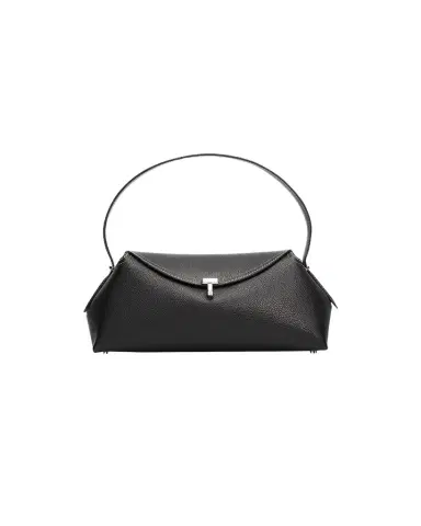 TOTEME T-Lock Grained Leather Shoulder Bag | Thumbnail 1 TOTEME T-Lock Grained Leather Shoulder Bag | Thumbnail 1