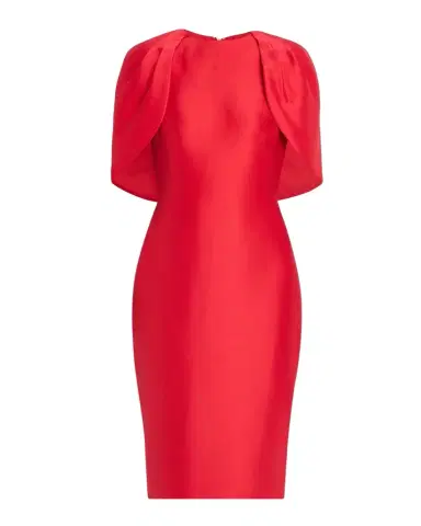 BADGLEY MISCHKA Cape-Sleeve Bodycon Midi Dress | Thumbnail 1 BADGLEY MISCHKA Cape-Sleeve Bodycon Midi Dress | Thumbnail 1