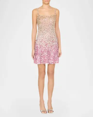 Jenny Packham Nima Sleeveless Embellished Mini Cocktail Dress | Thumbnail 2