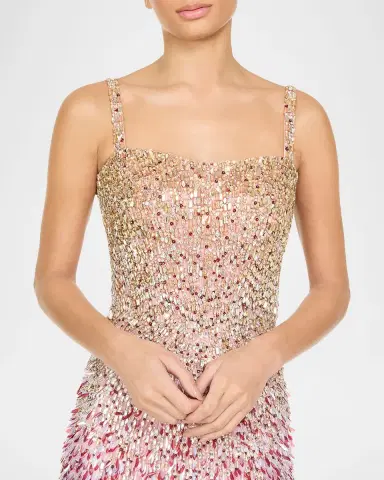 Jenny Packham Nima Sleeveless Embellished Mini Cocktail Dress | Thumbnail 4