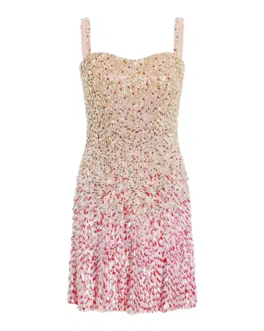 Jenny Packham Nima Sleeveless Embellished Mini Cocktail Dress | Thumbnail 1