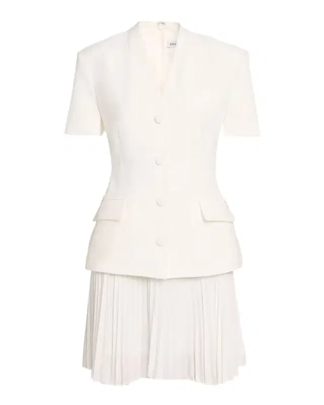 SIMKHAI Leah Pleated Mini Dress