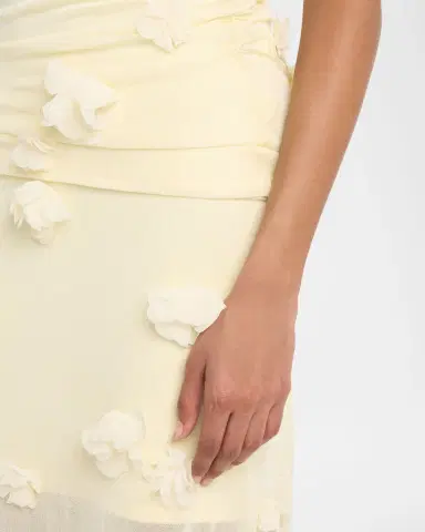 Simkhai Tessa Floral Ruched Top | Thumbnail 5