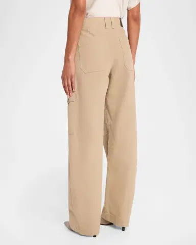Brunello Cucinelli Washed Cotton Cargo Pants | Thumbnail 3