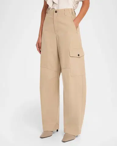 Brunello Cucinelli Washed Cotton Cargo Pants | Thumbnail 4