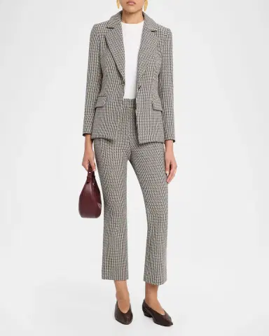 Veronica Beard Healy Houndstooth Dickey Jacket | Thumbnail 2 Veronica Beard Healy Houndstooth Dickey Jacket | Thumbnail 2
